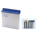 TKG 18-8 プラ板付カラーナイフラック 大 Bタイプ 青 AHU705