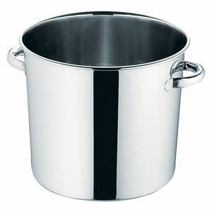 遠藤商事 18-8 テーパー付寸胴鍋 蓋無 36cm ステンレス 日本製