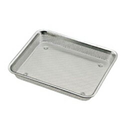 三宝産業 18-8 パンチ浅角バット 12枚取