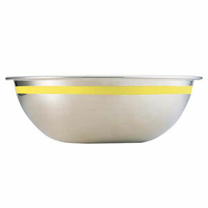 Cooking, Confectionery Goods - SA18-8 カラーライン ボール 18cm イエロー ABC8815