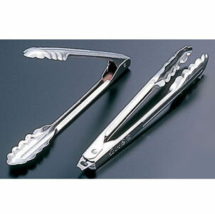 樂天商城 - エドランド工業 万能トング ストッパー付 小 235mm ステンレス