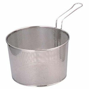 三宝産業 パンチングボイルバスケット 片手ハンドル 24cm