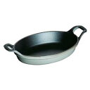 【送料無料】ストウブ staub オーバルスタッカブルディッシュ 21cm グレー 40509-559 日本正規品業務用