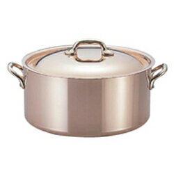 MAUVIEL モービル カパーイノックス半寸胴鍋 蓋付 12cm 6522.12