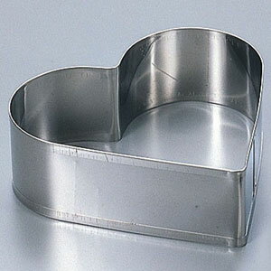 田中糧機 18-8 デコセルクル ハート型 12cm用