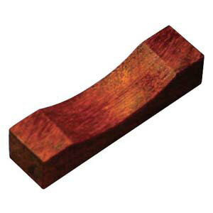 木製 角型箸置 鉄木 目摺り