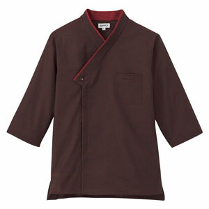 ショップコート 男女兼用 エンジ 臙脂 LL JT-1258 サーヴォ サンペックスイスト 業務用 ユニフォーム 制服