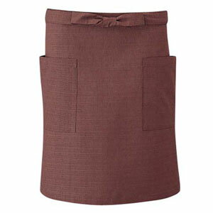 樂天商城 - エプロン ダークブラウン 焦茶 JA-1837 サーヴォ サンペックスイスト 業務用 ユニフォーム 制服 前掛