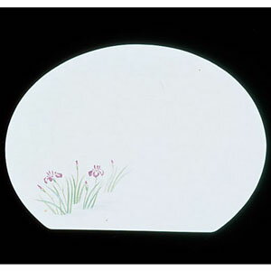 ヤマコー 尺3半月枯淡懐石まっと 100枚入 花しょうぶ