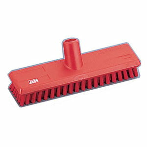 Rakuten - ヴァイカン デッキブラシ ハードタイプ 7060 レッド