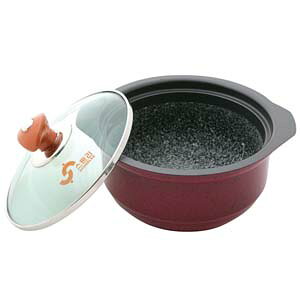 IH アルミ枠付ストーン スープポット YSIH-0425