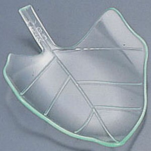 ソリア リーフプレート 50個入 クリアグリーン PS32140