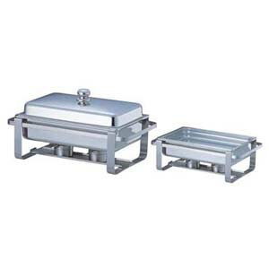 三宝産業 KINGO ステン角チェーフィングデッシュ 2102-2 1/2タイプ