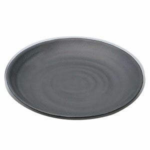 マイン メラミンウェア 黒 丸皿Φ28 M11-185