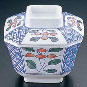 Small Bowls - メラミン「花かすり」 角小鉢 身 HA-764M