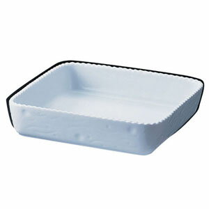 Gratin Dishes - ロイヤル 正角型グラタン皿 ホワイト PB600-25