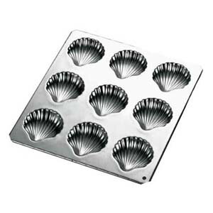 タイガークラウン ギルア マドレーヌ型 コックシェル型 9P No.999