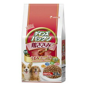 ユニ・チャーム ゲインズパックン　7歳からの愛犬用ビーフ・バランス緑黄色野菜・小魚入り 2．5kg