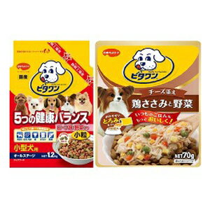 日本ペットフード ビタワン 5つの健康バランス ビーフ味 野菜入り小粒 1.2kg 1010245