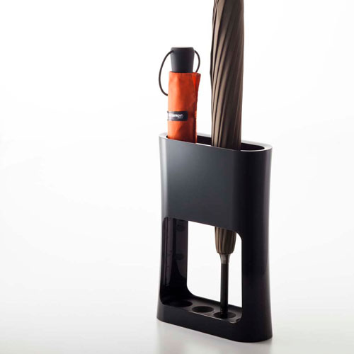 山崎実業 かさたて オーバル ブラック 6980