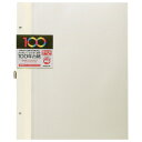 ナカバヤシ 100年台紙フリー替台紙 A4 アH-A4FR-5-Vアイボリー (5枚組)