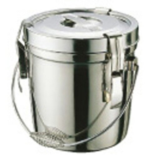 Stock Pots - 18-8ダブル汁食缶 フック付 6L 吊付