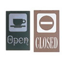えいむ オープンプレート カフェOPEN ブラック OC-21