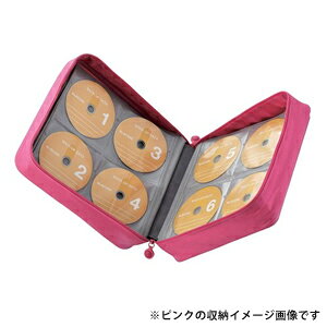エレコム ELECOM CD/DVDファスナーケース CCD-H320BK