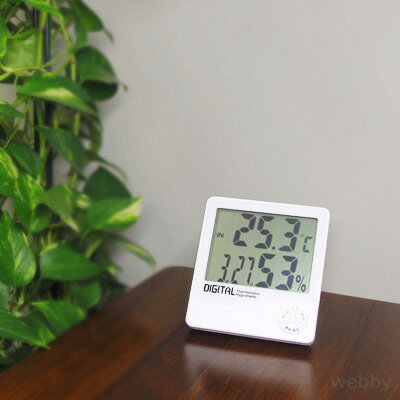 エンペックス EMPEX デジタル 温湿度計 時計 カレンダー付 TD-8140