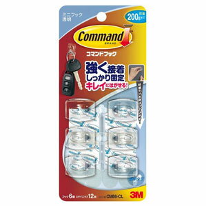 コマンドフック クリア ミニ CM88-CL