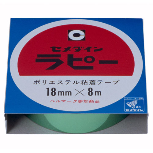 セメダイン 装飾用テープ ラピーテープ 緑 18mm×8m TP-267 10258200