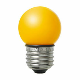 Ball - ELPA LED電球 G40形 防水 E26 Y色 LDG1Y-G-GWP253