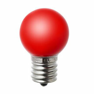 ELPA LED電球 G30 E17 LDG1R-G- E17-G244