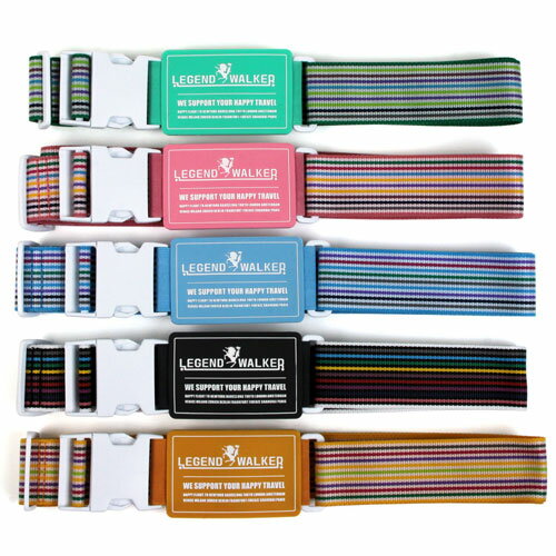 T&S ティーアンドエス LEGEND WALKER SUITCASE BELT 9070 カラフルスーツケースベルト ブラック 9070 T&S ティーアンドエス LEGEND WALKER SUITCASE BELT 9070 カラフルスーツケースベルト ブラック 9070