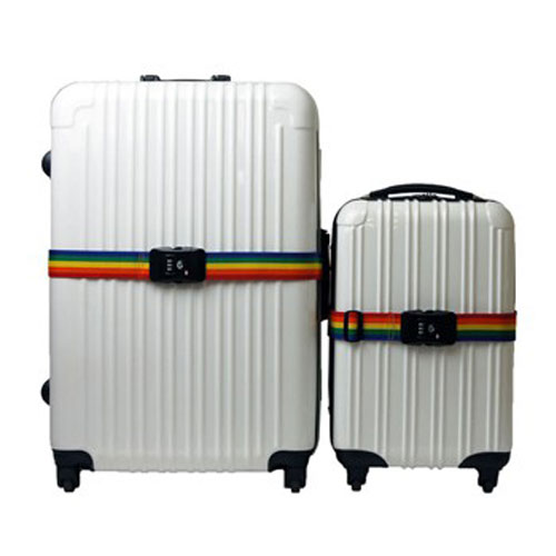 T&S ティーアンドエス LEGEND WALKER TRAVEL ITEMS SB791 TSAロックスーツケースベルト レインボー SB791 3