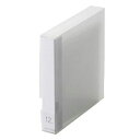 ポスト投函 エレコム ELECOM Blu-ray/DVD/CD用ディスクファイル 12枚収納 CCD-FB12CR(2)