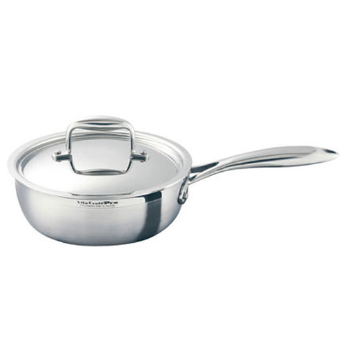 ビタクラフト ステンレス ビタクラフト・プロ ソテーパン 蓋付 20cm No.0132