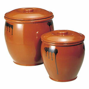陶器 蓋付半胴かめ 3号 5.4L