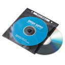 サンワサプライ DVD CD不織布ケース リング穴付 100枚入り ブラック FCD-FR100BKN