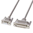 サンワサプライ エコRS-232Cケーブル D-sub9pinメス-D-sub25pinオス クロス 2m KR-EC925CR2(2)