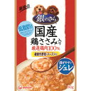 ユニ・チャーム 銀のさら パウチ 国産鶏ささみ入りジュレ 緑黄色野菜&チーズ入り 80g 3480769