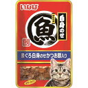 いなばペットフード マルウオ 白身のせパウチ まぐろ 白身のせかつお節入り 40g 3751981