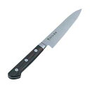 正本 ツバ付紫丹柄 ペティーナイフ 15cm CT-6315