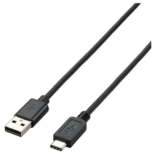 乐天商城 - エレコム ELECOM USB2.0ケーブル（A-TypeC） U2C-AC10BK
