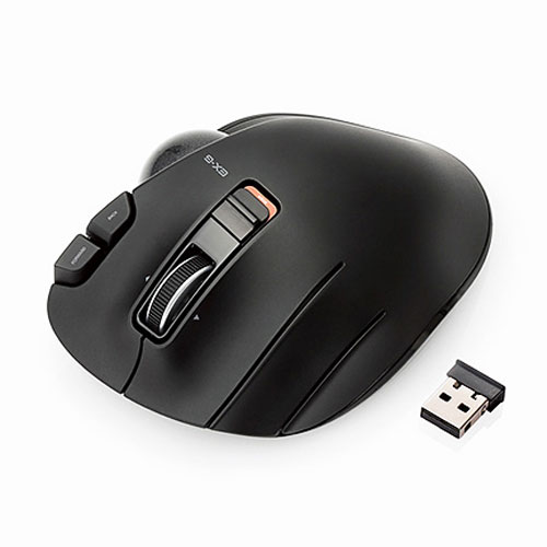 エレコム ELECOM ワイヤレストラックボール 左手・親指操作タイプ M-XT4DRBK