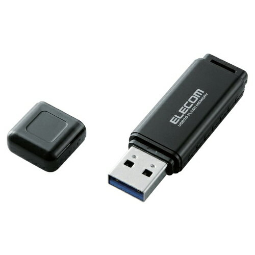 【送料無料】ポスト投函 エレコム USBメモリ USB3.1（Gen1） スタンダード 16GB 1年保証 ブラック MF-HSU3A16GBK