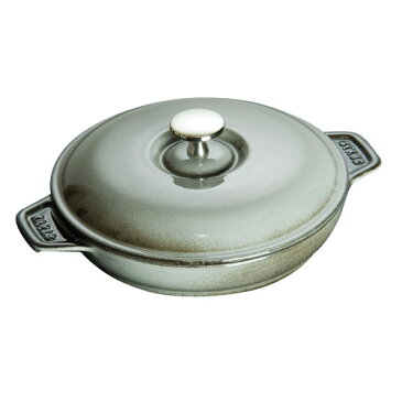 【送料無料】ストウブ staub ラウンドホットプレート 蓋付 20cm グレー 40509-578 RST3602