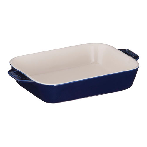 ストウブ staub レクタンギュラー ディッシュ 34cm×24cm ブルー 40511-149 日本正規品業務用