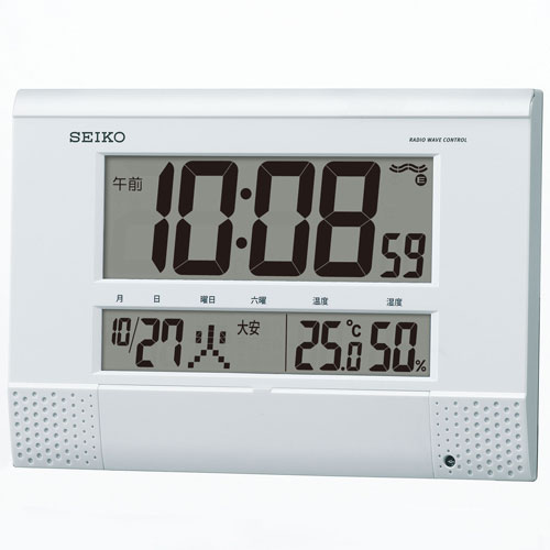 セイコー SEIKO 電波プログラム付掛置兼用時計 SQ435W