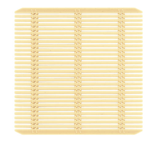 福井クラフト 強化PP竹ス 正角 130 クリーム